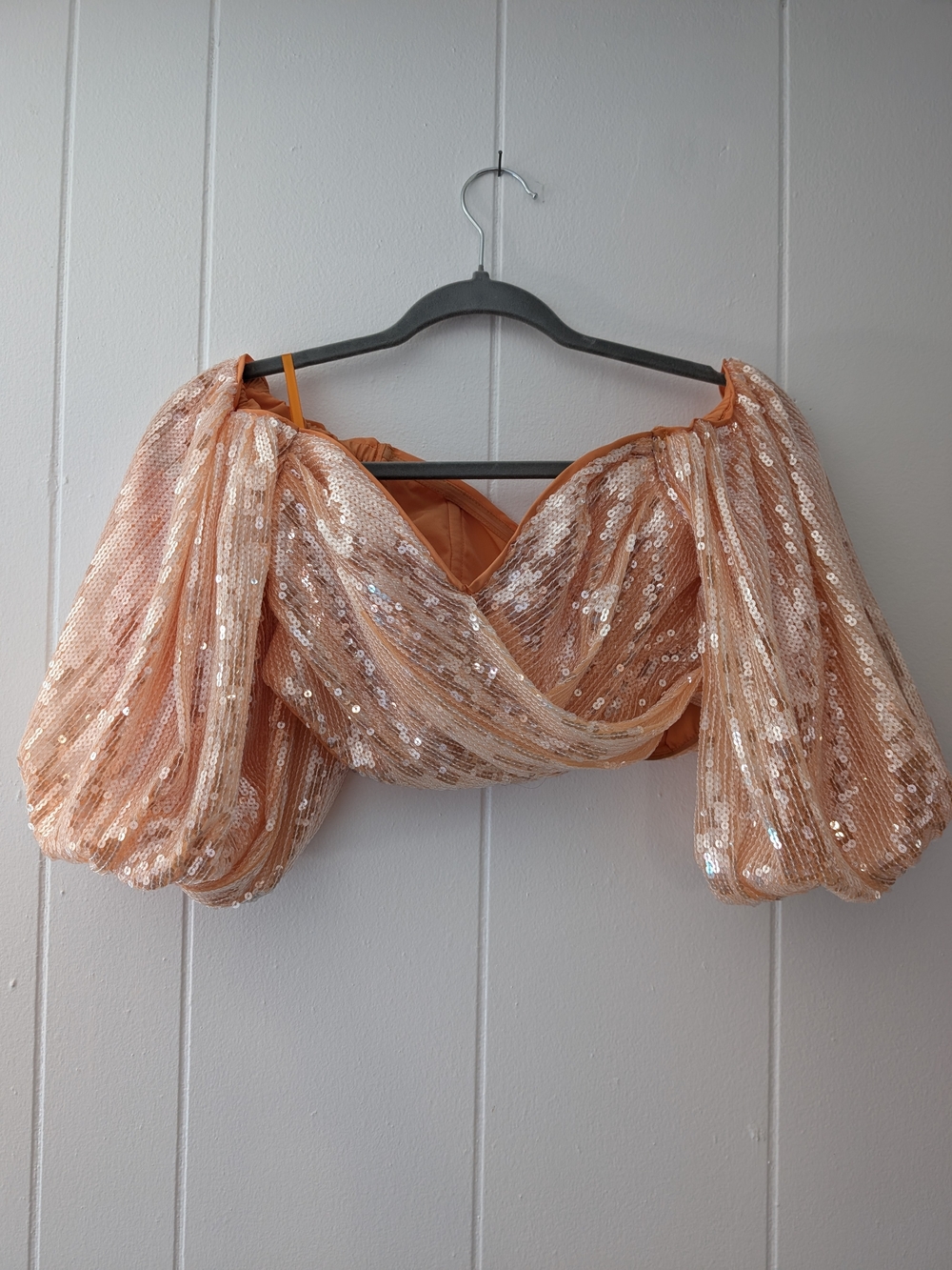 ASOS Edition Sequins Crop Top.